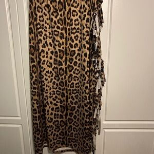 Leopard Print Women's Skirt